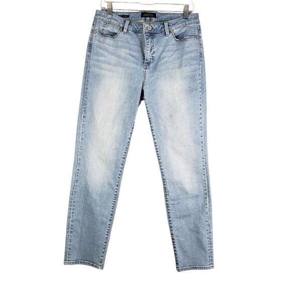 Talbots Jeans Womens Size 10 Slim Ankle Mid Rise Stretch Light Wash - Picture 2 of 9